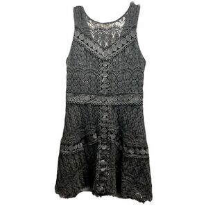 Adelyn Rae crocheted and‎ lace cocktail dress, Medium.